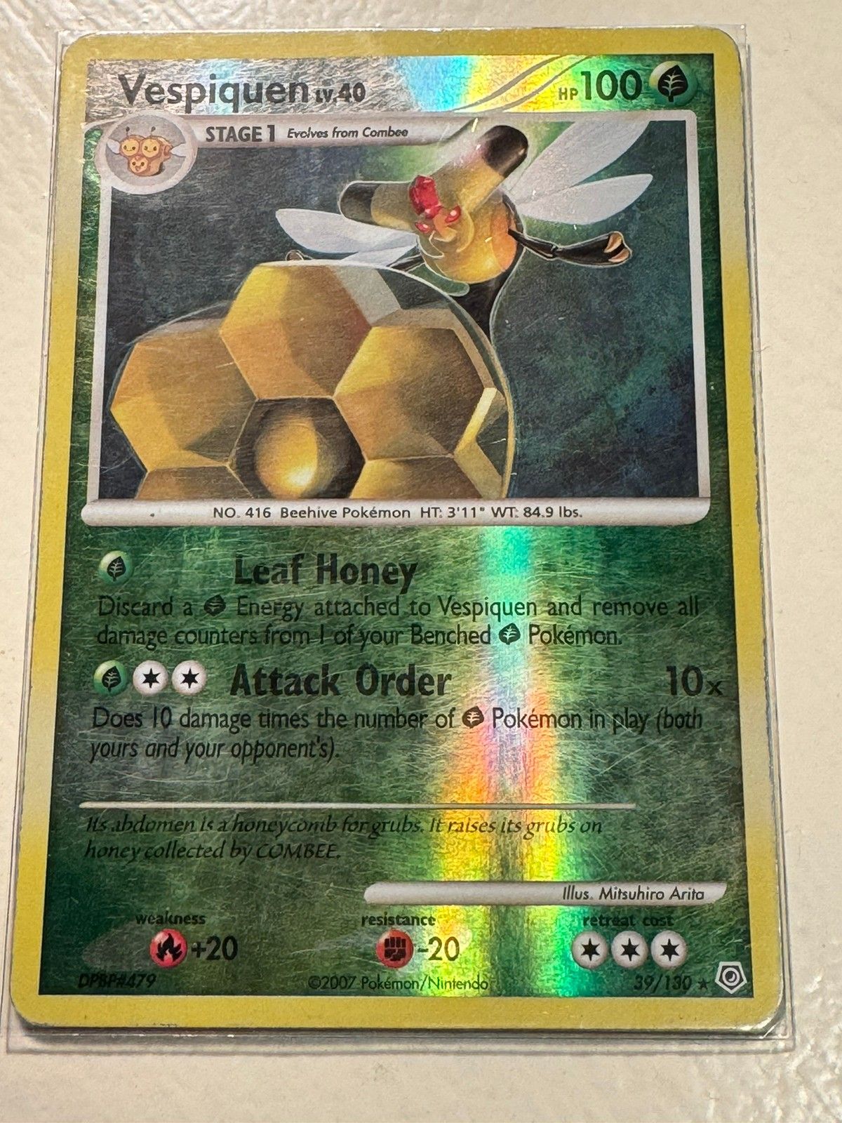 Pokemon Card - Diamond & Pearl 39/130 - VESPIQUEN (rare