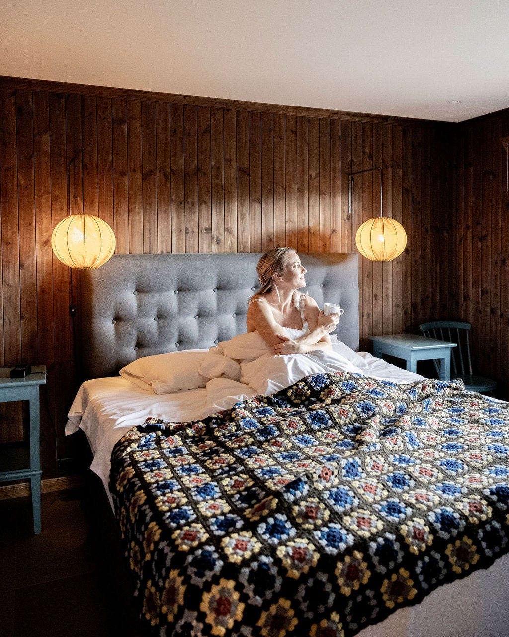 Kven vil nyte morgenkaffien her? Galleribilde