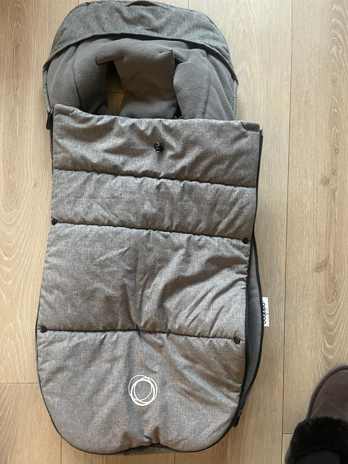 Bugaboo footmuff outlet grey melange sale