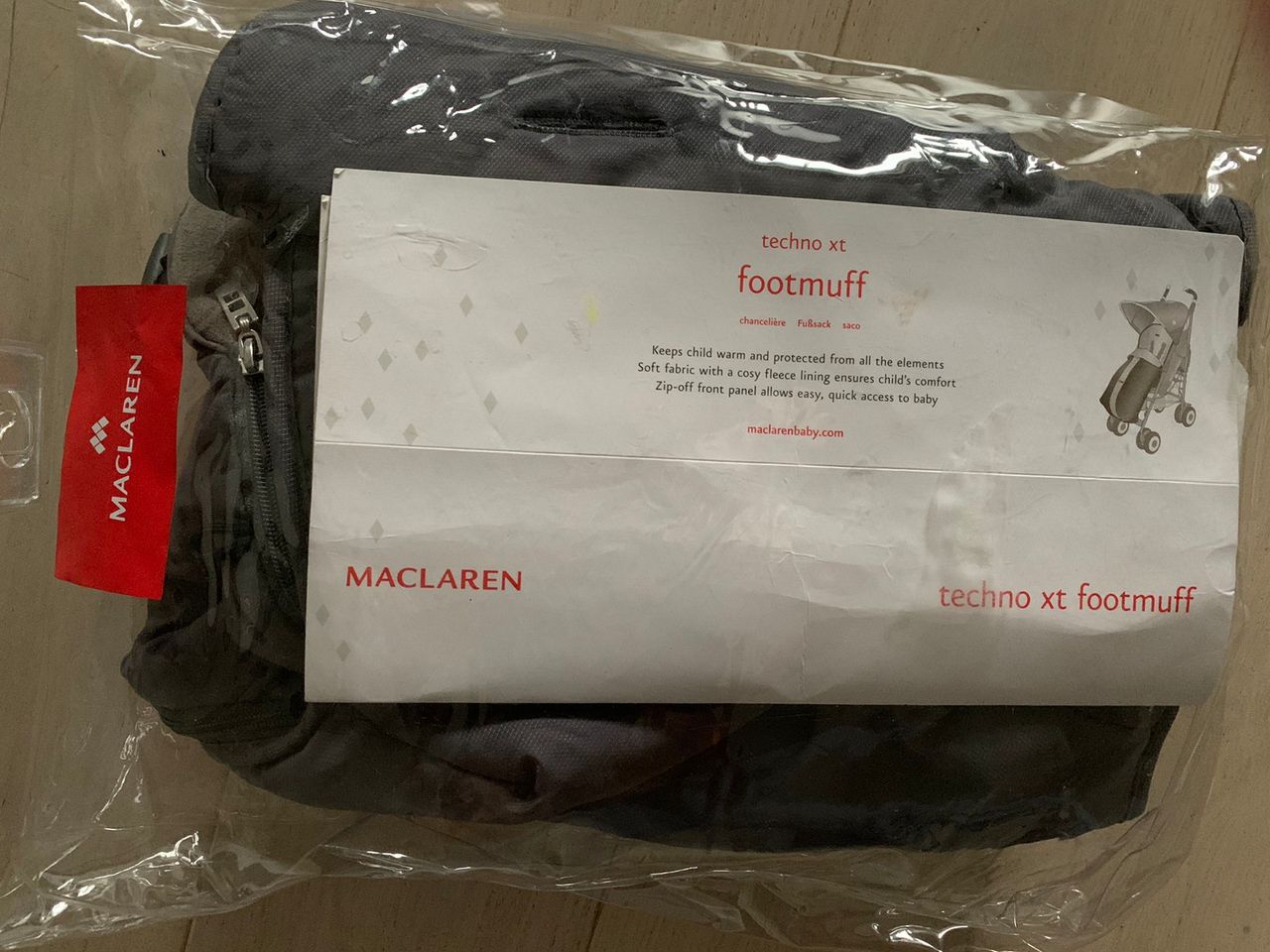 Footmuff maclaren outlet techno xt