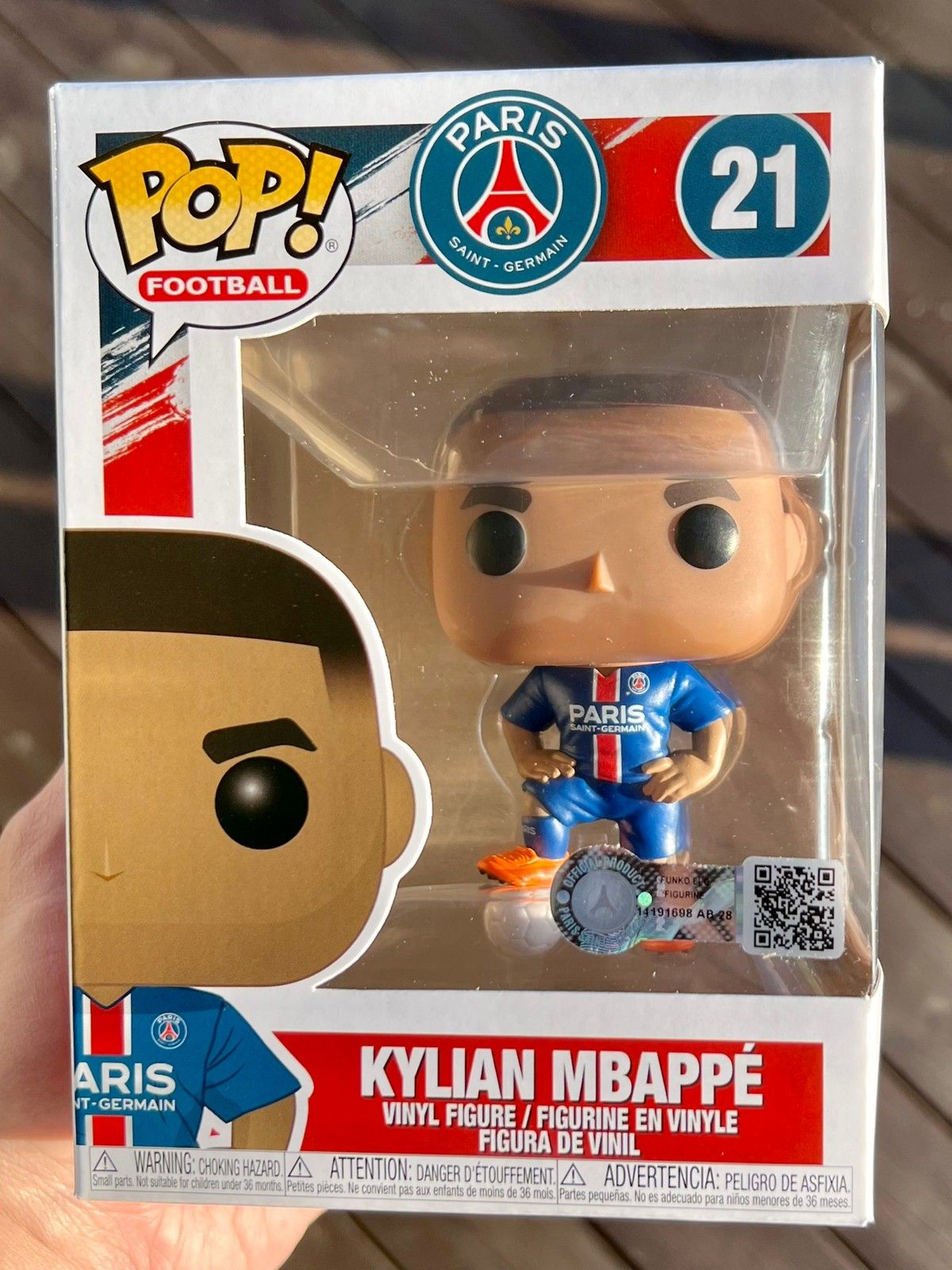 Funko Pop! Kylian Mbappé, Paris Saint-Germain F.C., Ligue 1 (21)