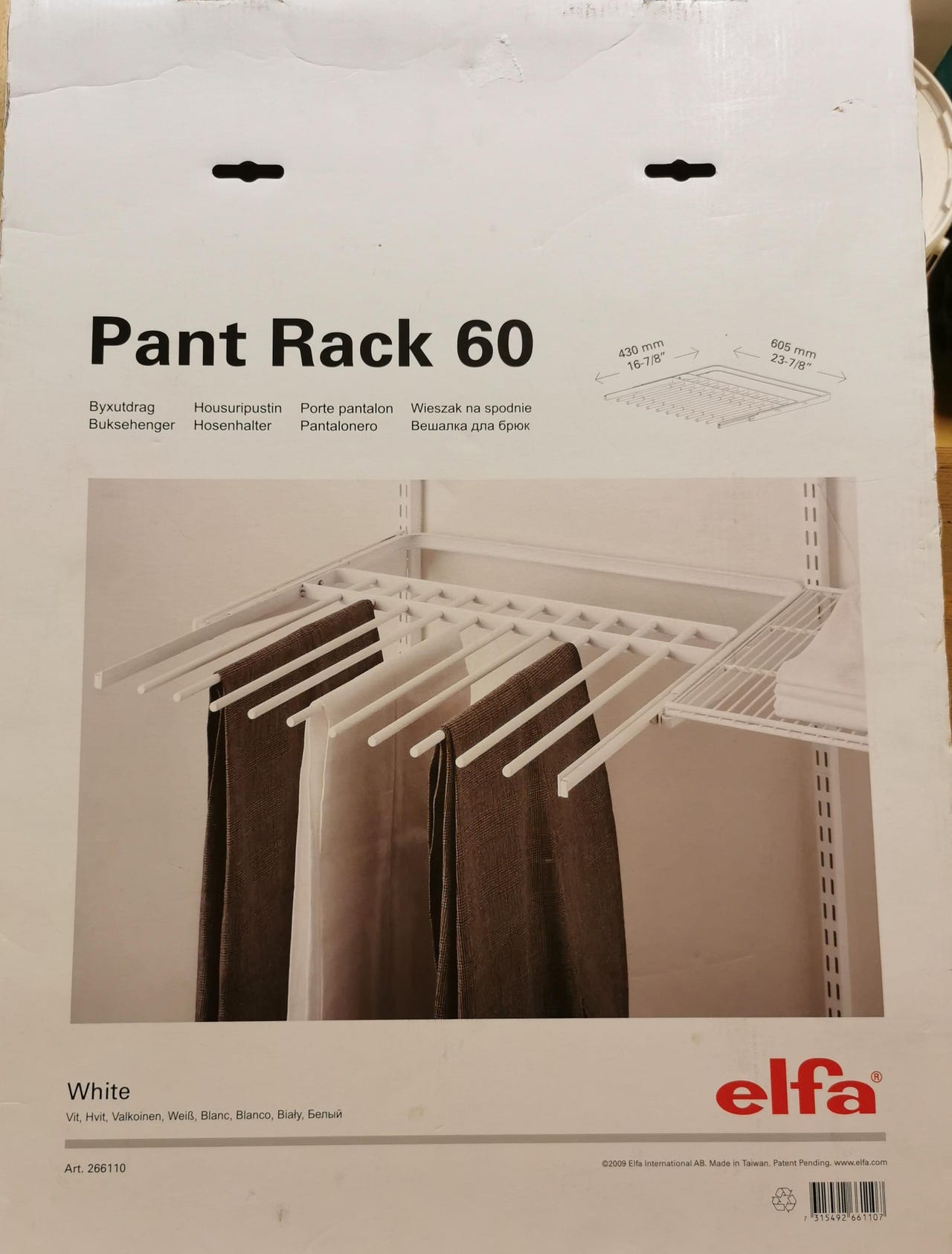Ny Elfa pant Rack 60 FINN