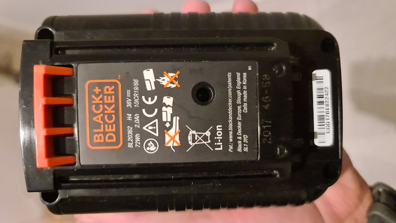 Black & Decker batteri 36V 2.0Ah