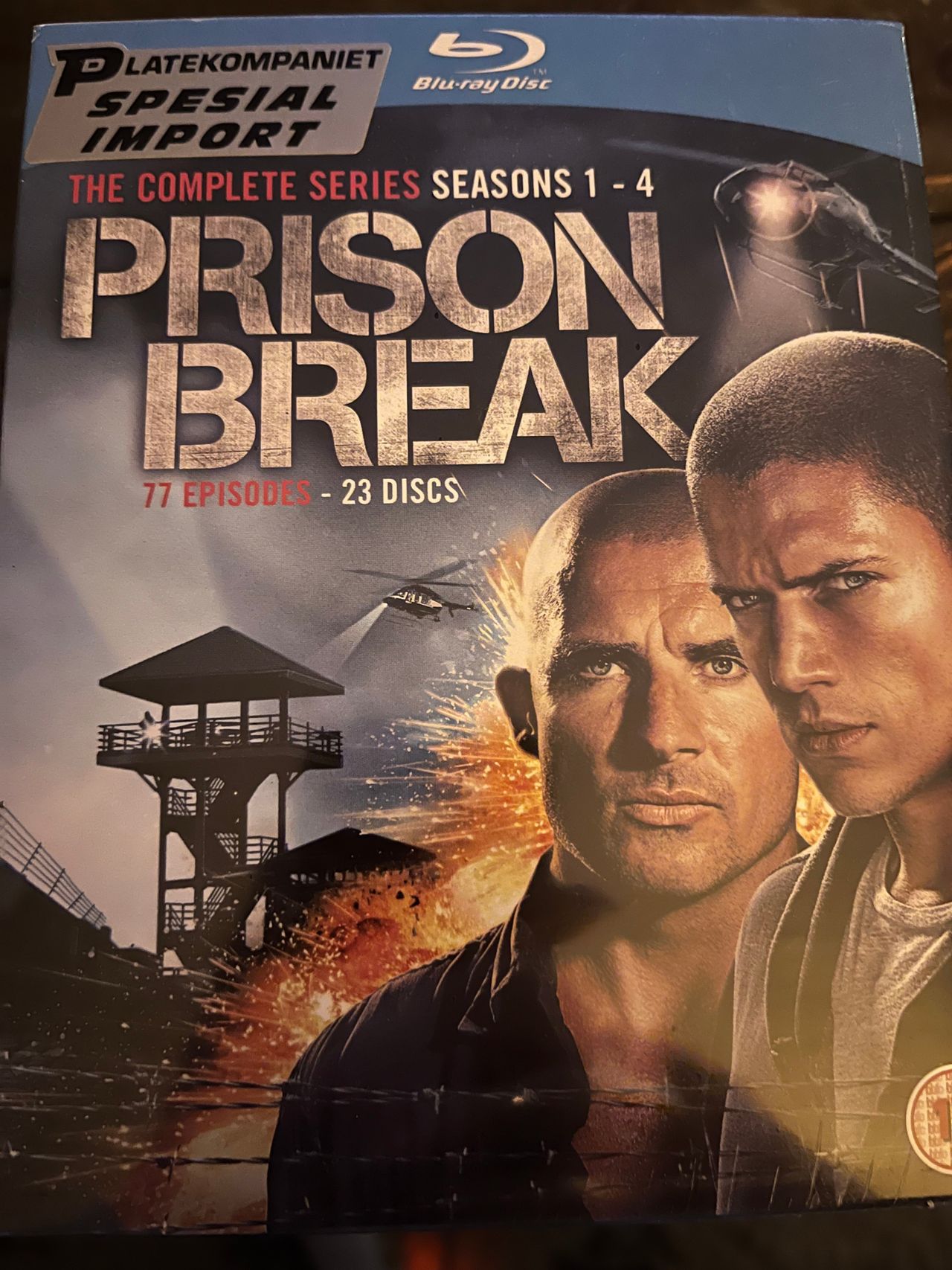 Prison Break sesong 1-4 blu-ray import ny/uåpnet | FINN torget