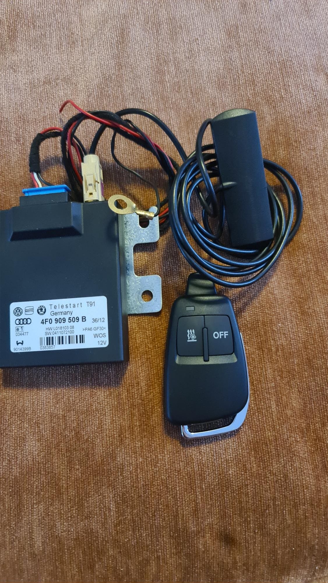 Telestart T91 webasto fjernkontroll med styrenhet ledning og antenna ...