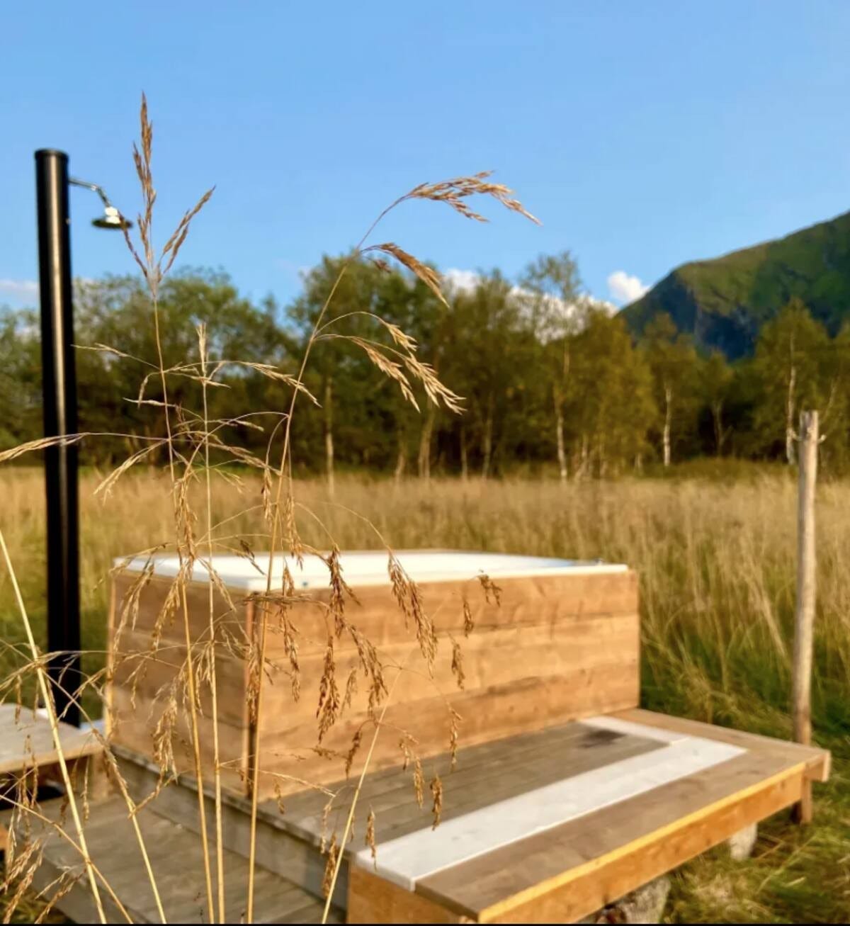 Eller hva med en deilig dusj i det fri? Galleribilde