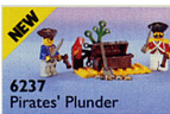 Lego Pirates' Plunder sett# 6237 fra 1993 | FINN torget