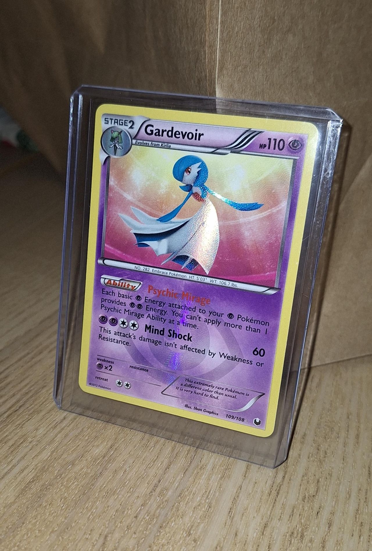 Pokemon Card - Dark Explorers 109/108 - GARDEVOIR (holo-foil)