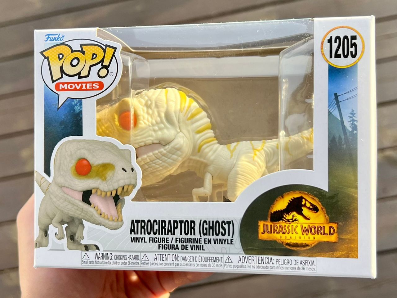 Funko Pop! Atrociraptor (Ghost) | Jurassic World Dominion (1205