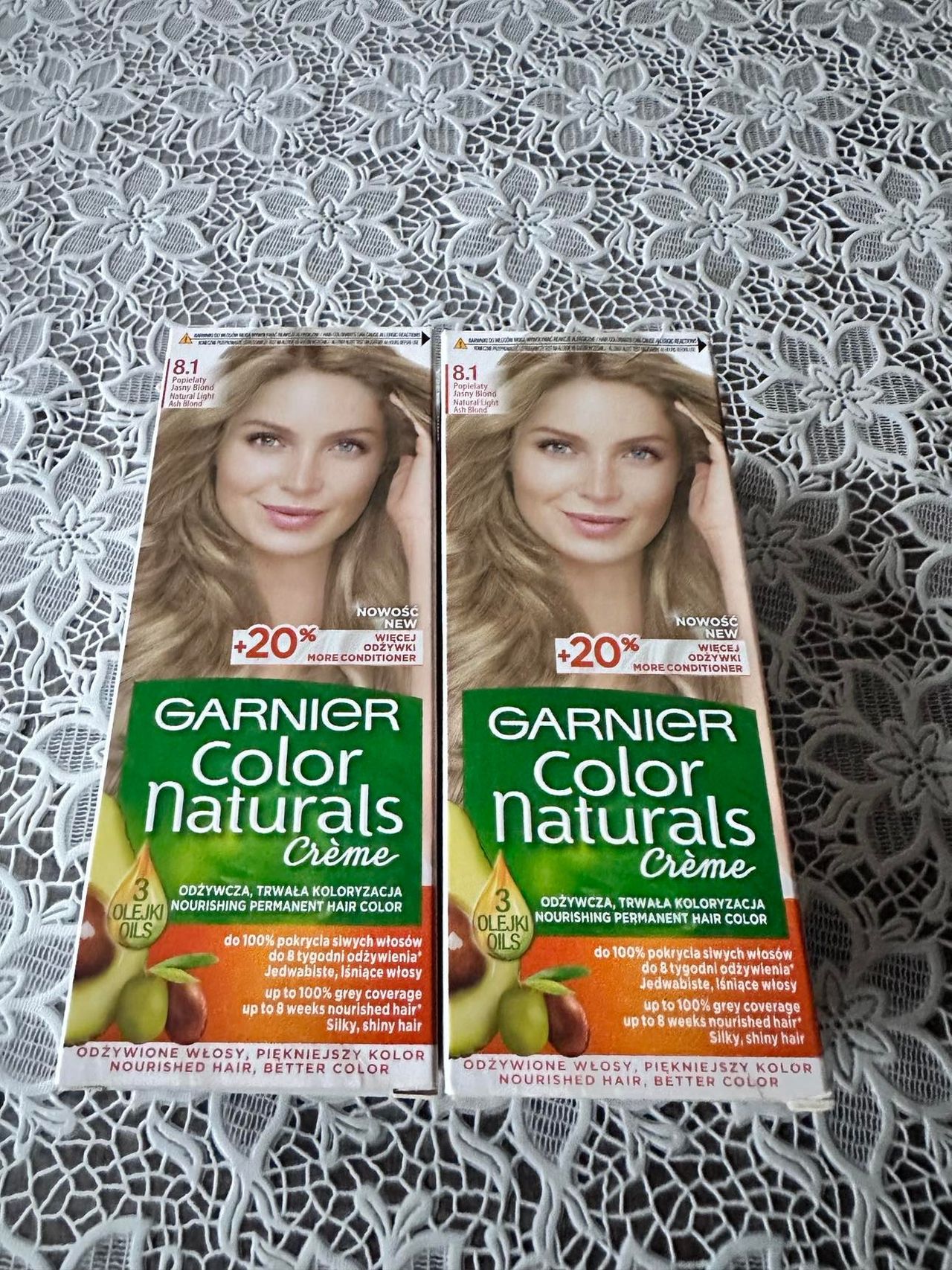 NY H RFARGE GARNIER COLOR NATURALS CREME NR. 8.1 NATURAL LIGHT
