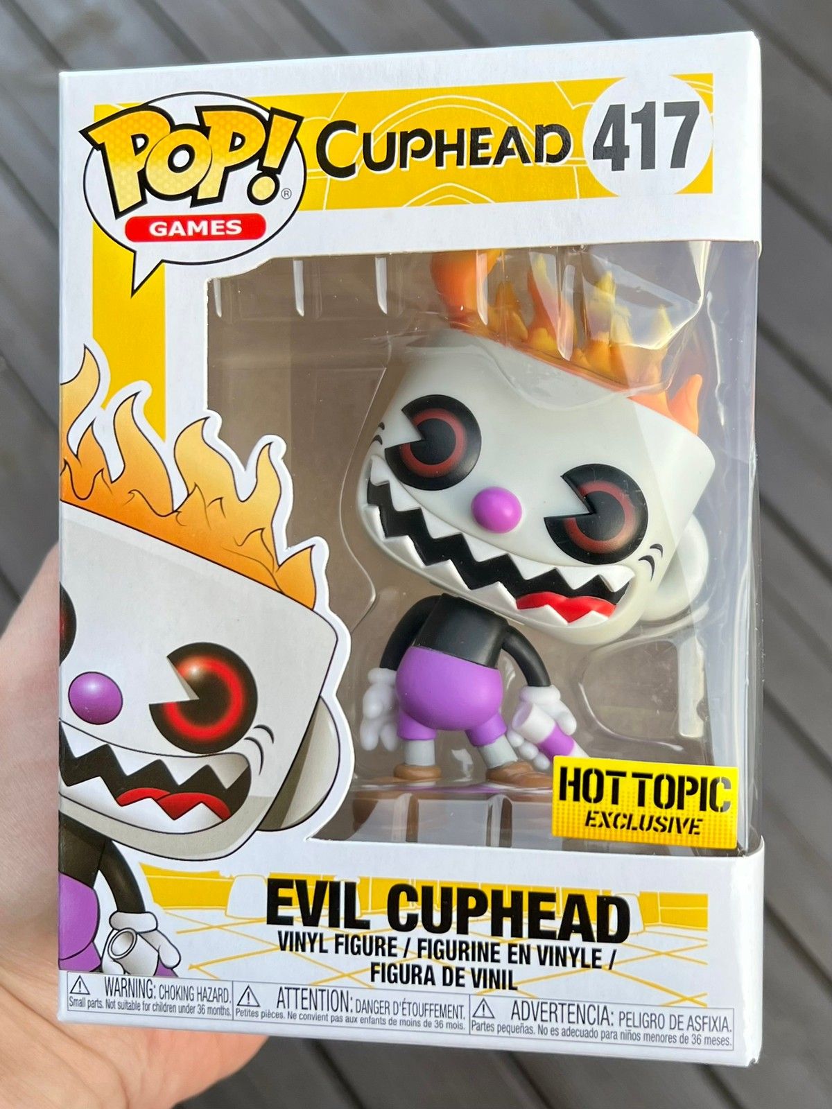 Evil cuphead funko best sale pop