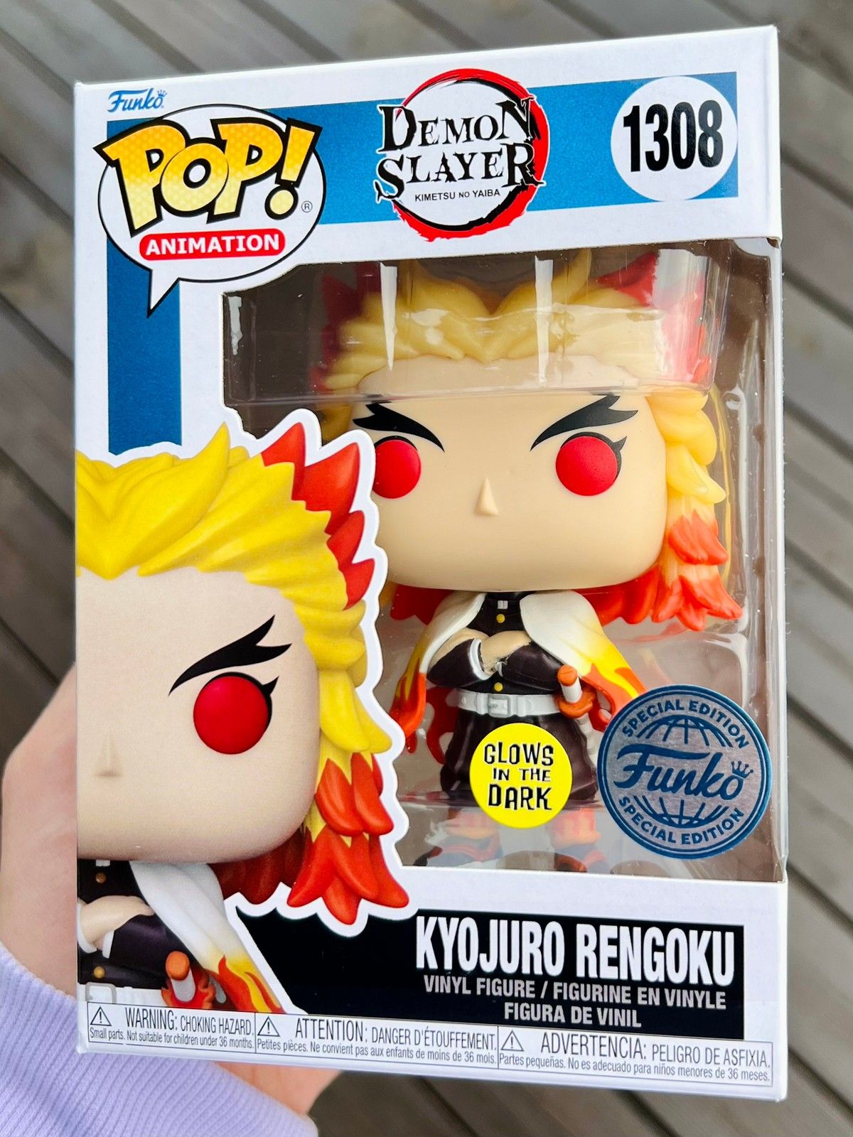 Funko Pop! Kyojuro Rengoku (Glow) | Demon Slayer: Kimetsu no Yaiba ...