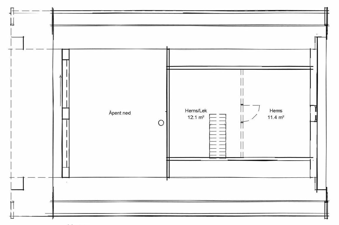 Plantegning 2. etg. Galleribilde