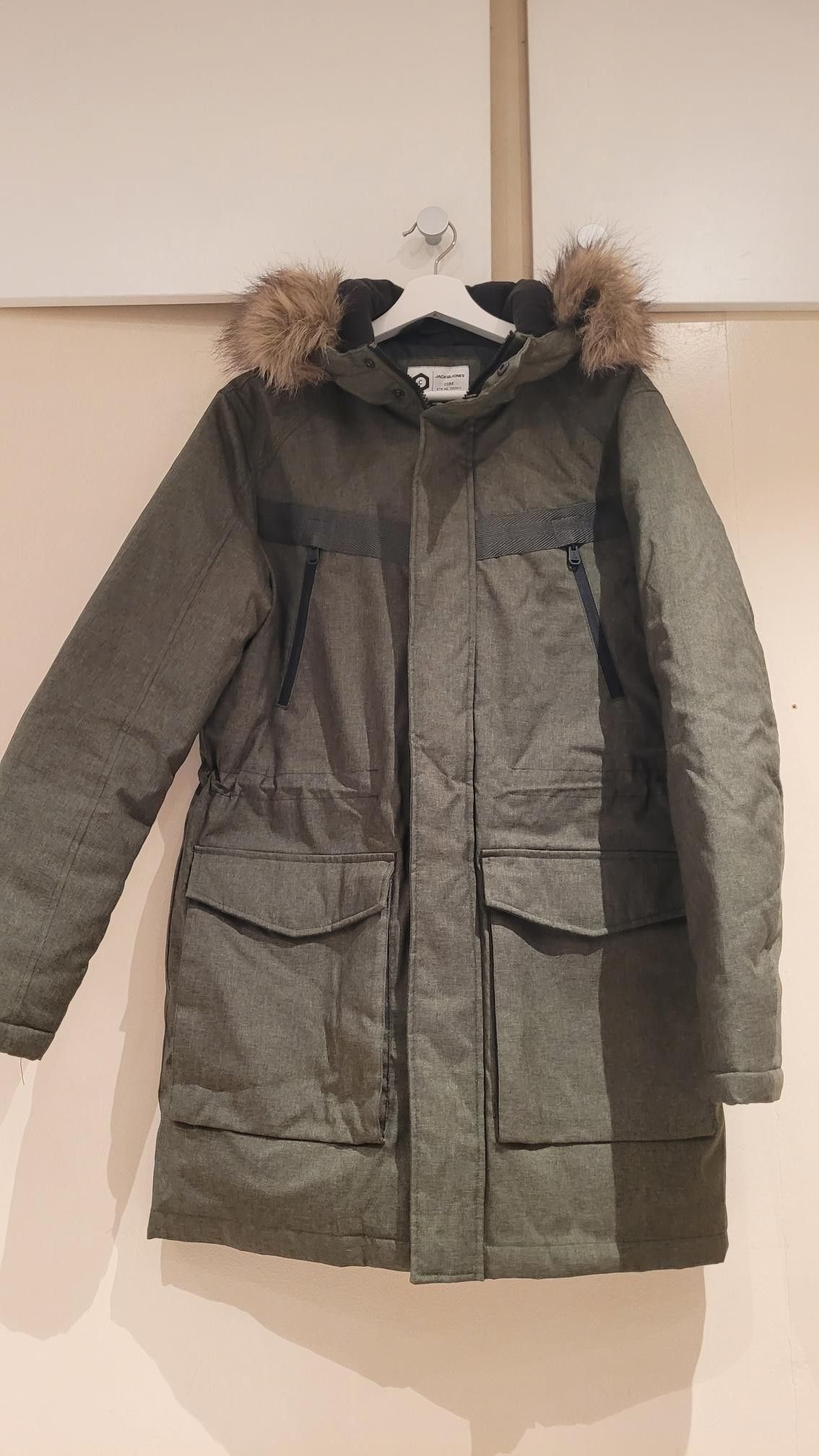 Jack jones jco earth parka best sale