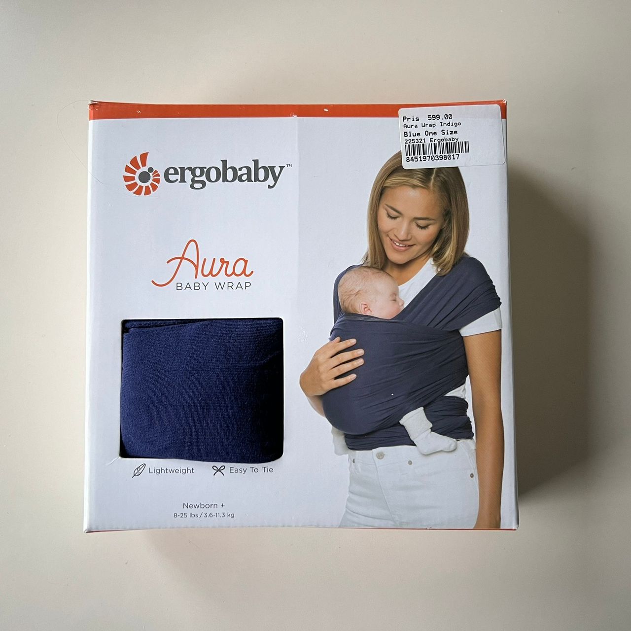 Ergobaby aura store wrap indigo