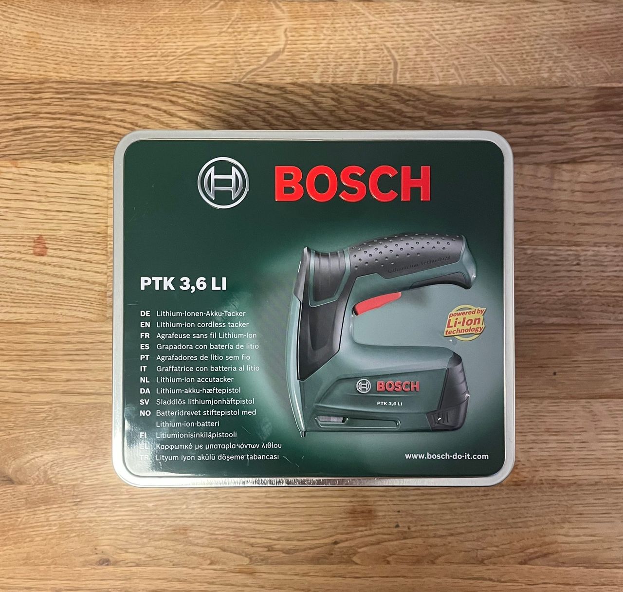 Bosch Agrafeuse sans fil PTK 3,6 LI