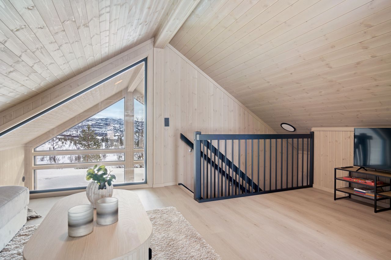 Moderne hytte fra Bergehytta – planlagt/prosjektert på T81 Vardefjødd Hyttefelt i Brokke!