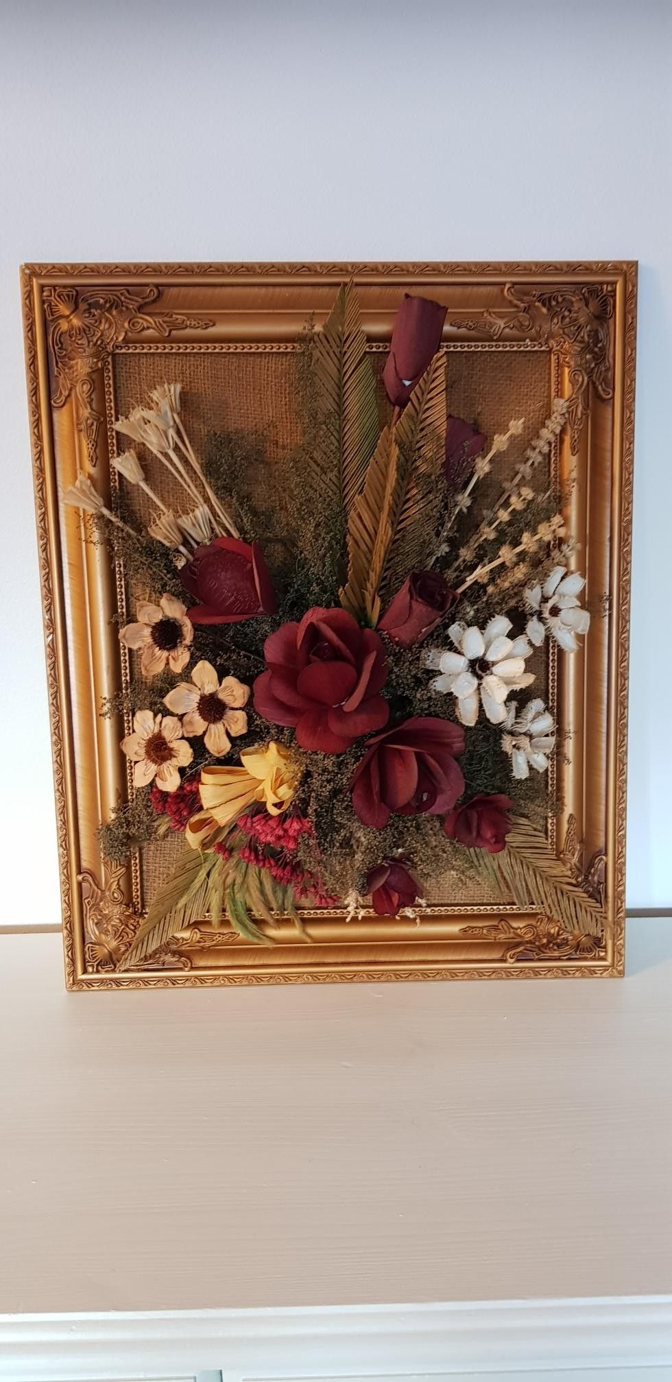 How to Make a Dried Flower Shadow Box