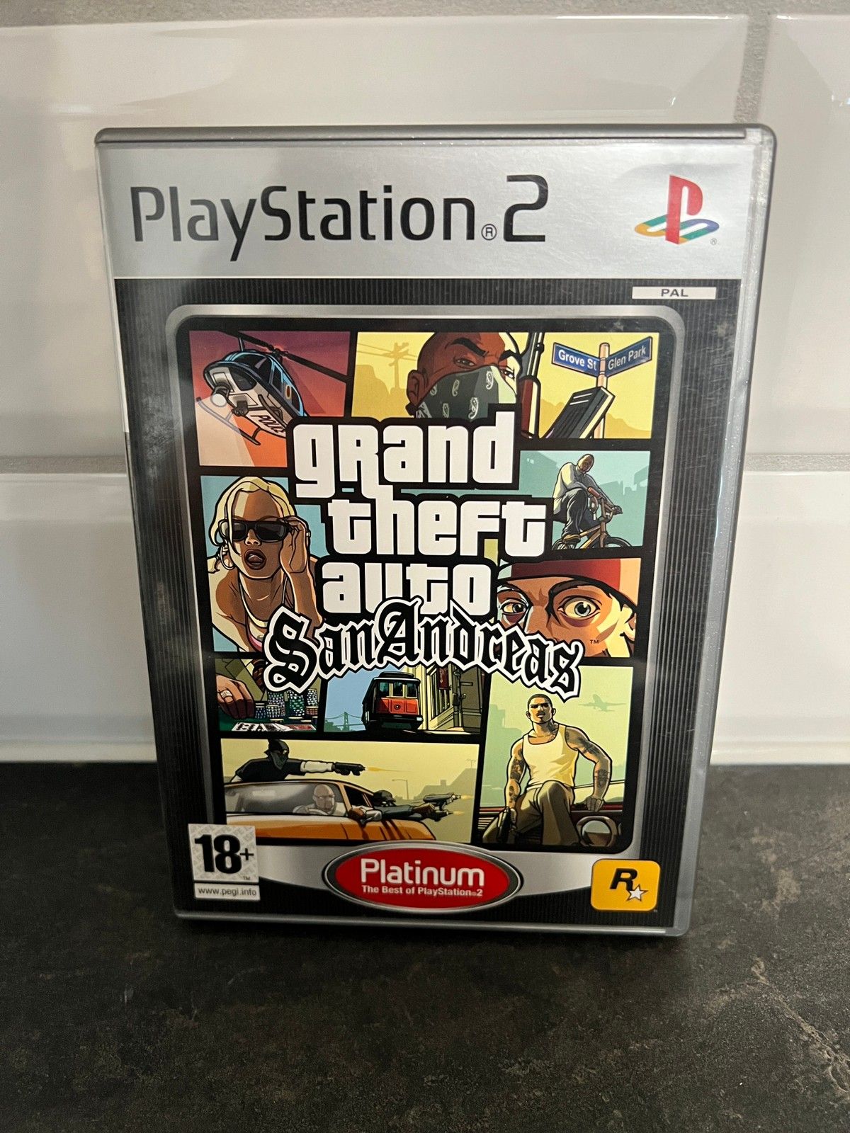 Grand Theft Auto: San Andreas - Platinum The best Of Playstation 2 - Playstation  2 - Completo - Original - Play 2 - Ps2 - PAL (europeu) - Código SLES  52541-P