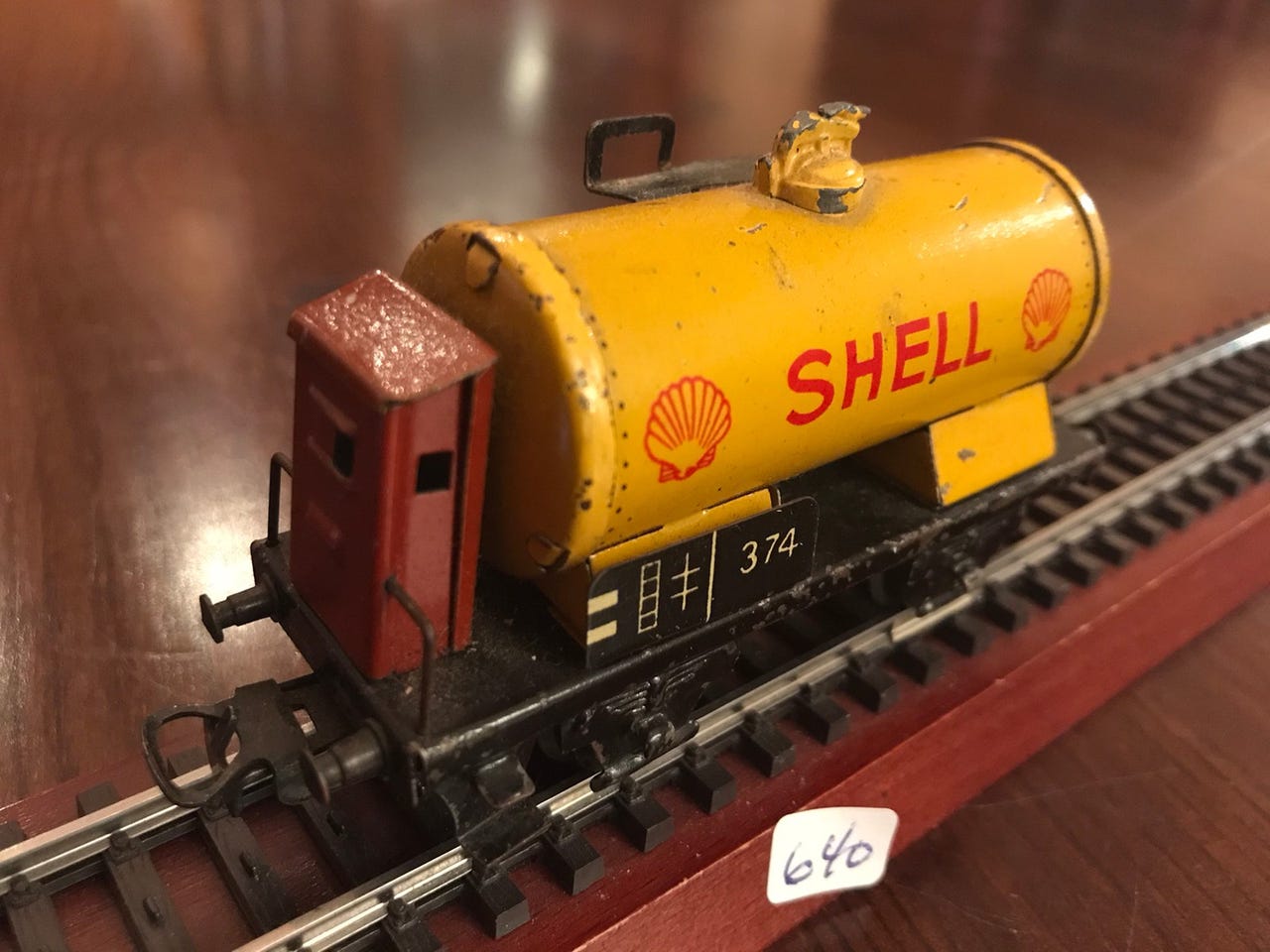 Gammel Marklin 374 SHELL Tankvogn HO | FINN-torget