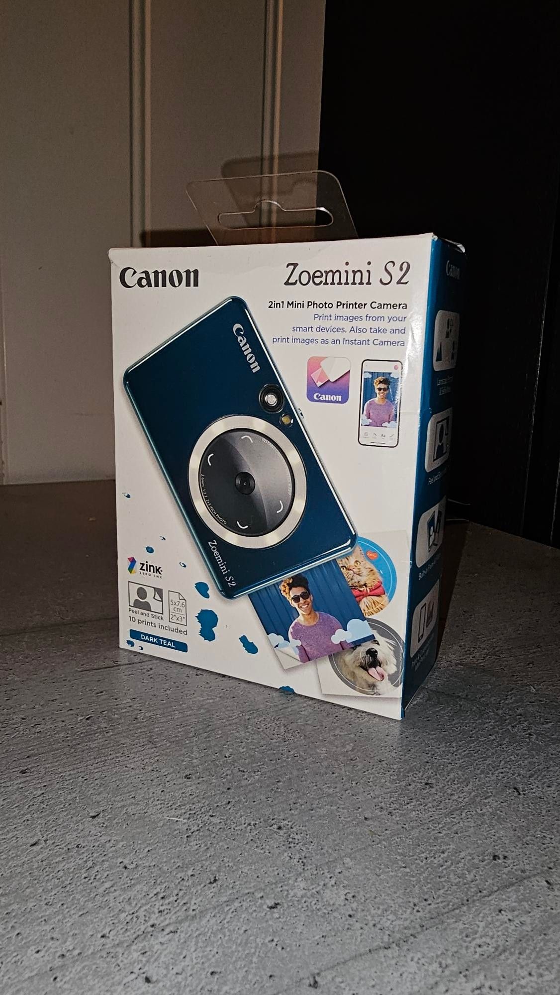 Canon Zoemini S2 2in1 Instant Camera & Printer | Dark Teal