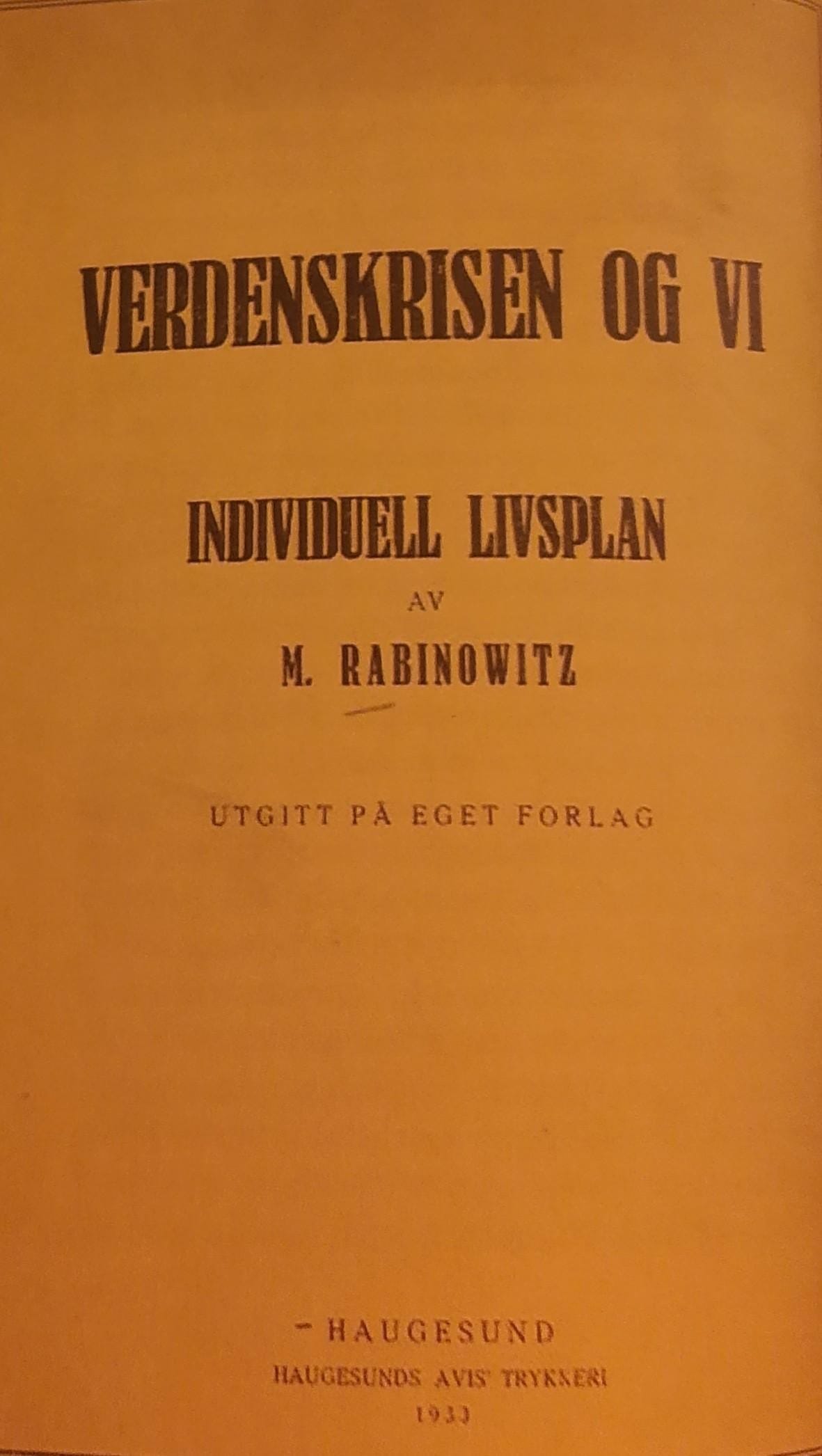 Ønsker boken av Moritz Rabinowitz | FINN torget