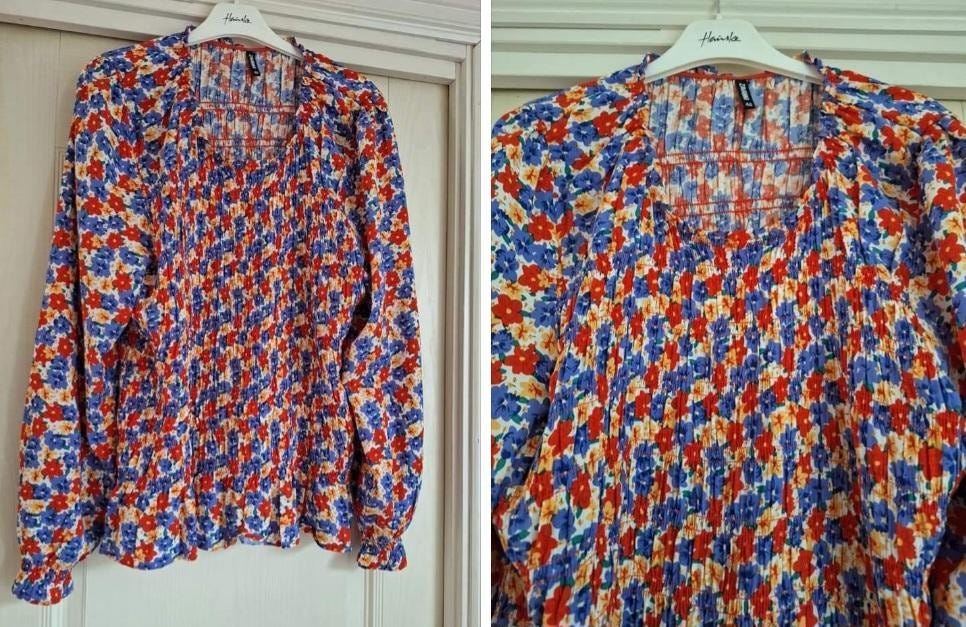 Ny fargerik bluse str 46 / 48 | FINN-torget