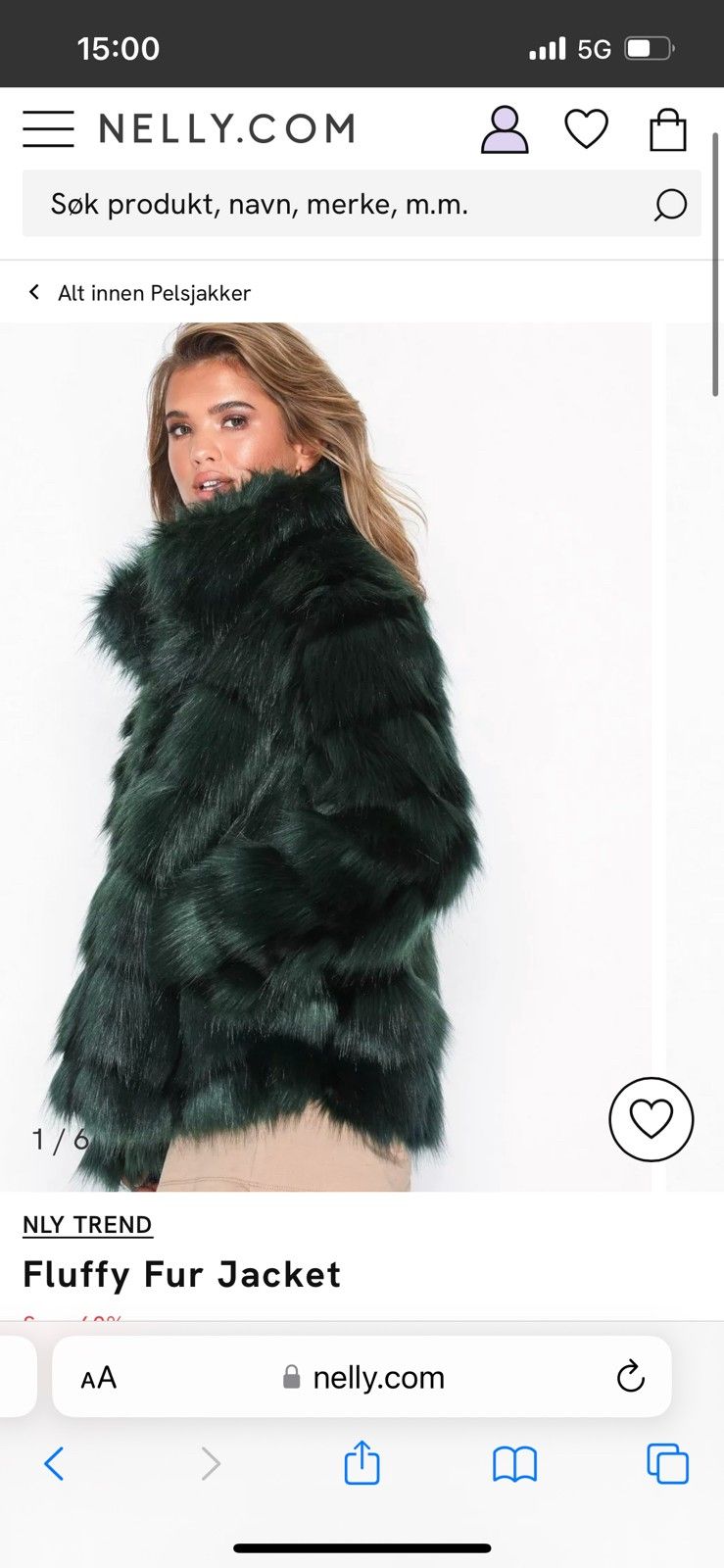 Nelly fluffy fur outlet jacket