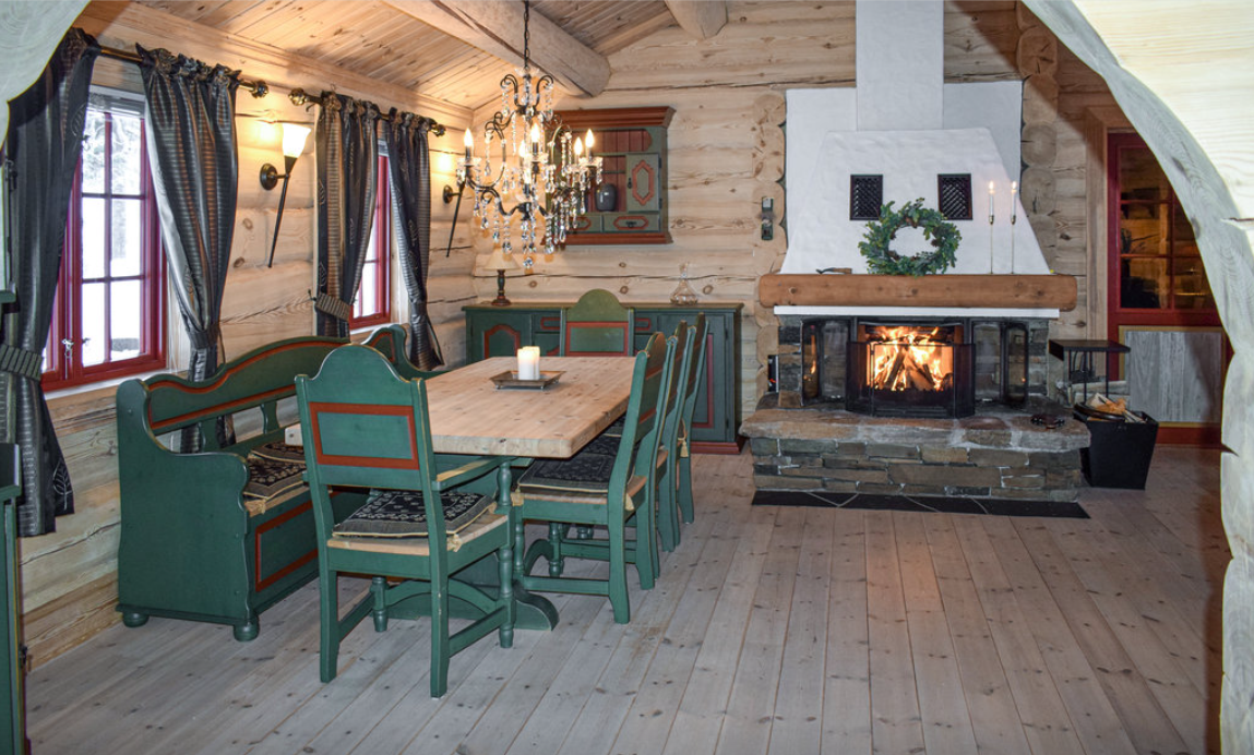 Stue og peis Galleribilde