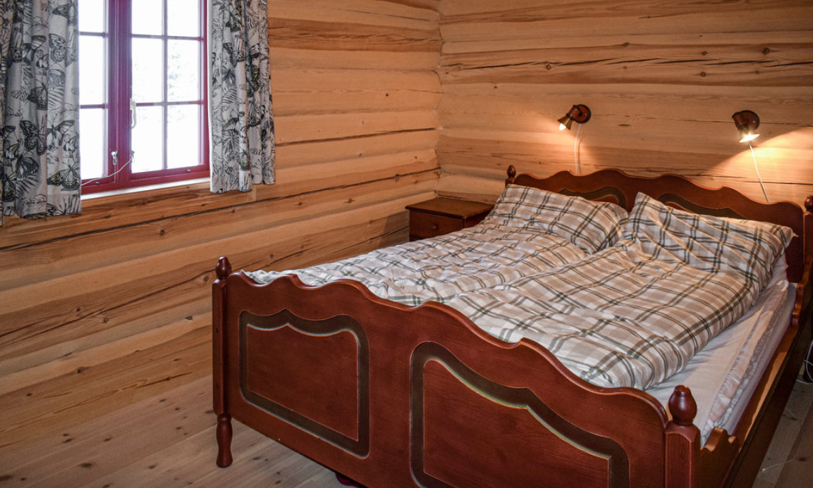 Soverom nede dobbeltseng Galleribilde