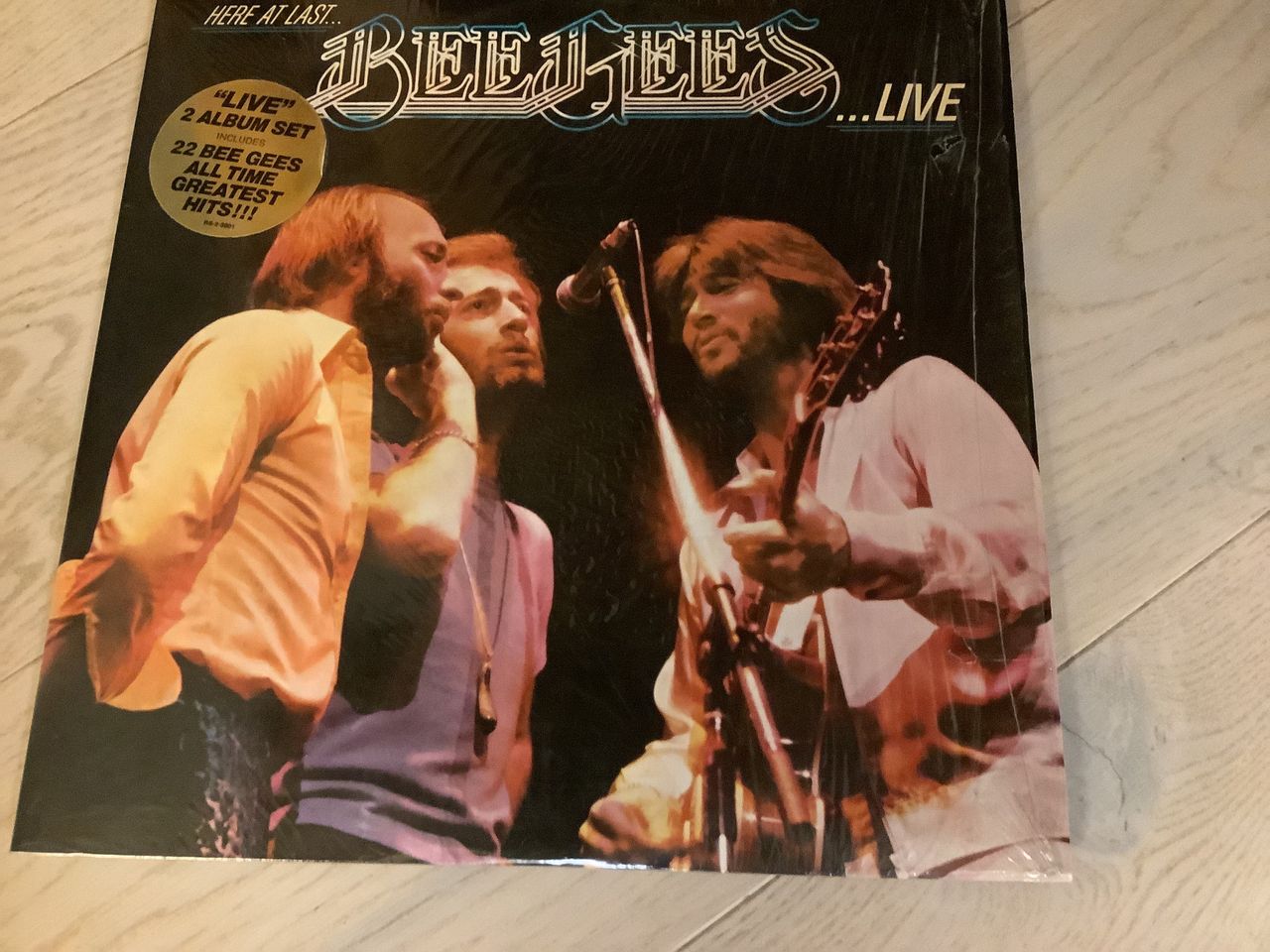 BEE GEES - 2 Album. HERE AT LAST BEE GEES LIVE 1977 Great Hits 22 HITS ...