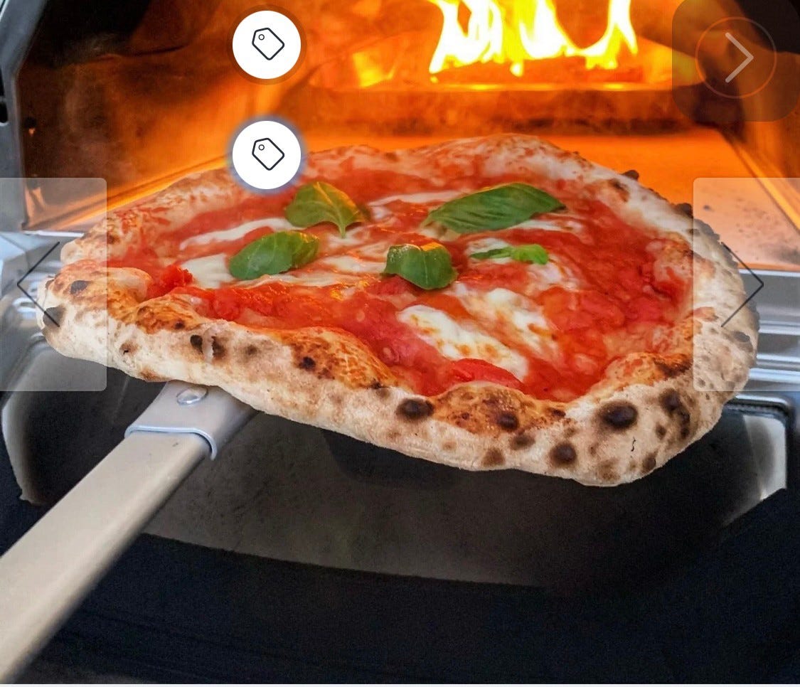 OONI KODA 12 PIZZAOVN GASSDREVET MED REGULATOR MED NYTT TREKK FINN 