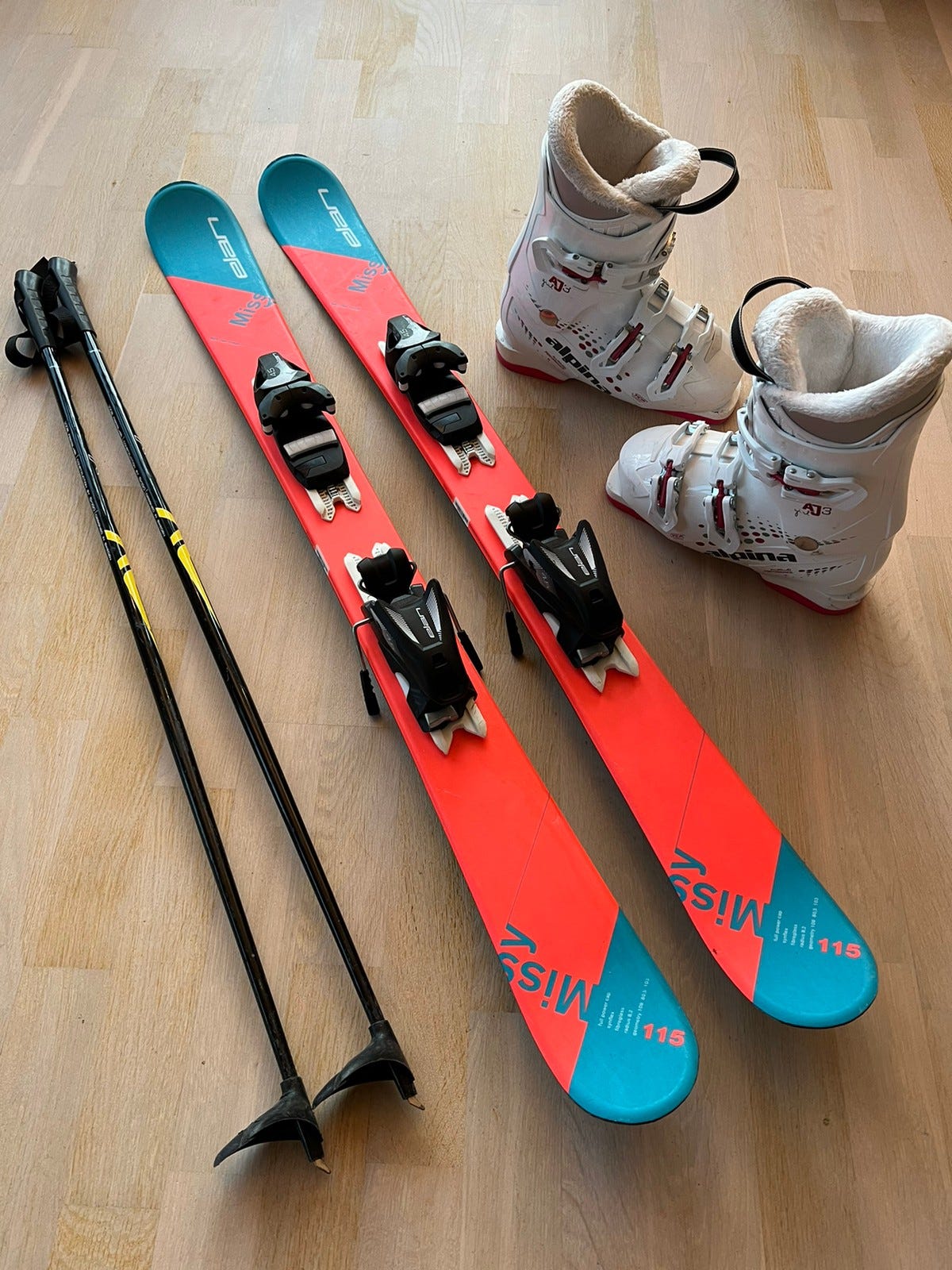 Komplett slalompakke - twintip ski, sko og staver | FINN torget
