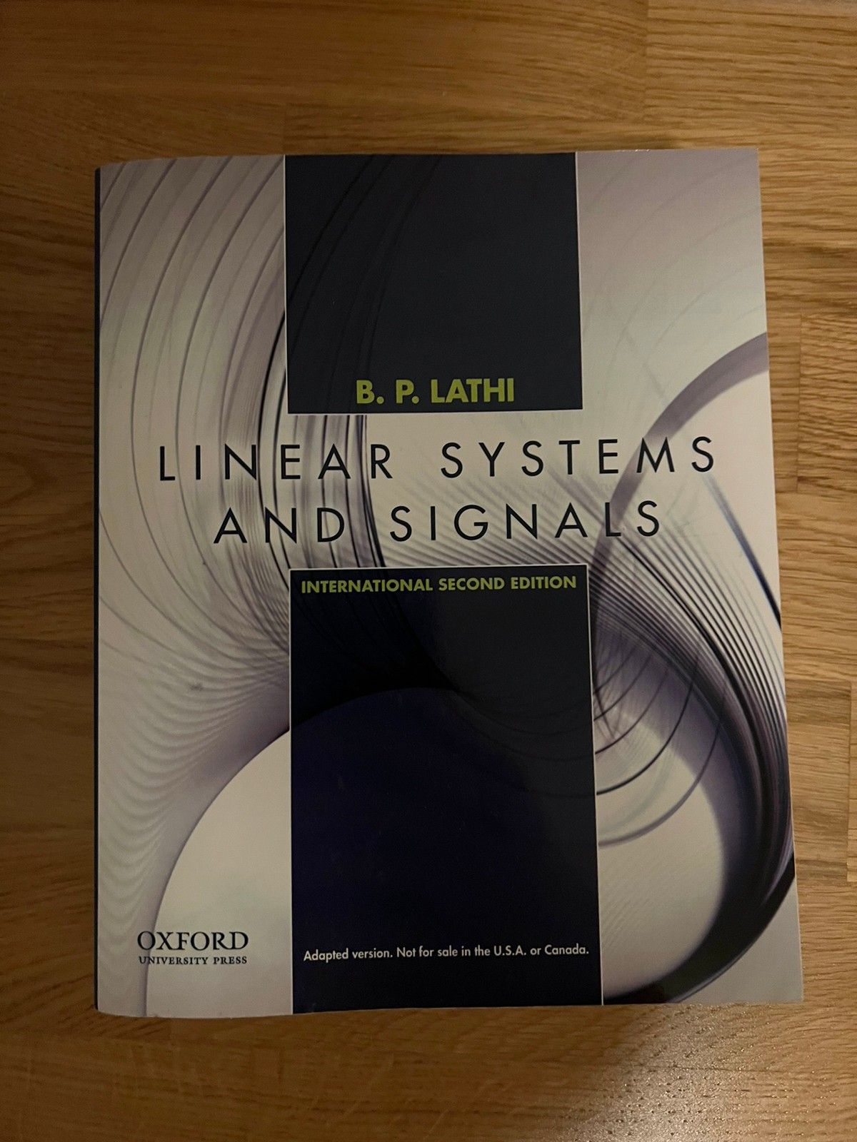 Linear systems and signals 2nd edition by b p lathi finn torget