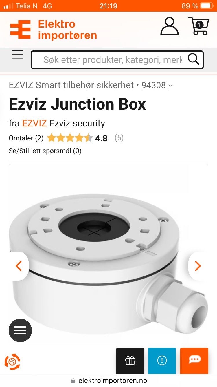 ezviz junction box