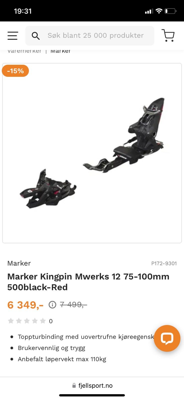 MARKER KINGPIN M-WERKS 12 75-100mm | ethicsinsports.ch