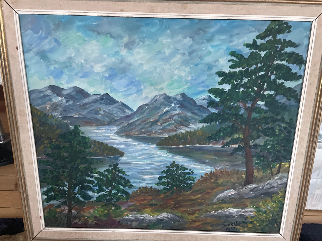 maleri med Rondane av I.K.Sundfør | FINN-torget