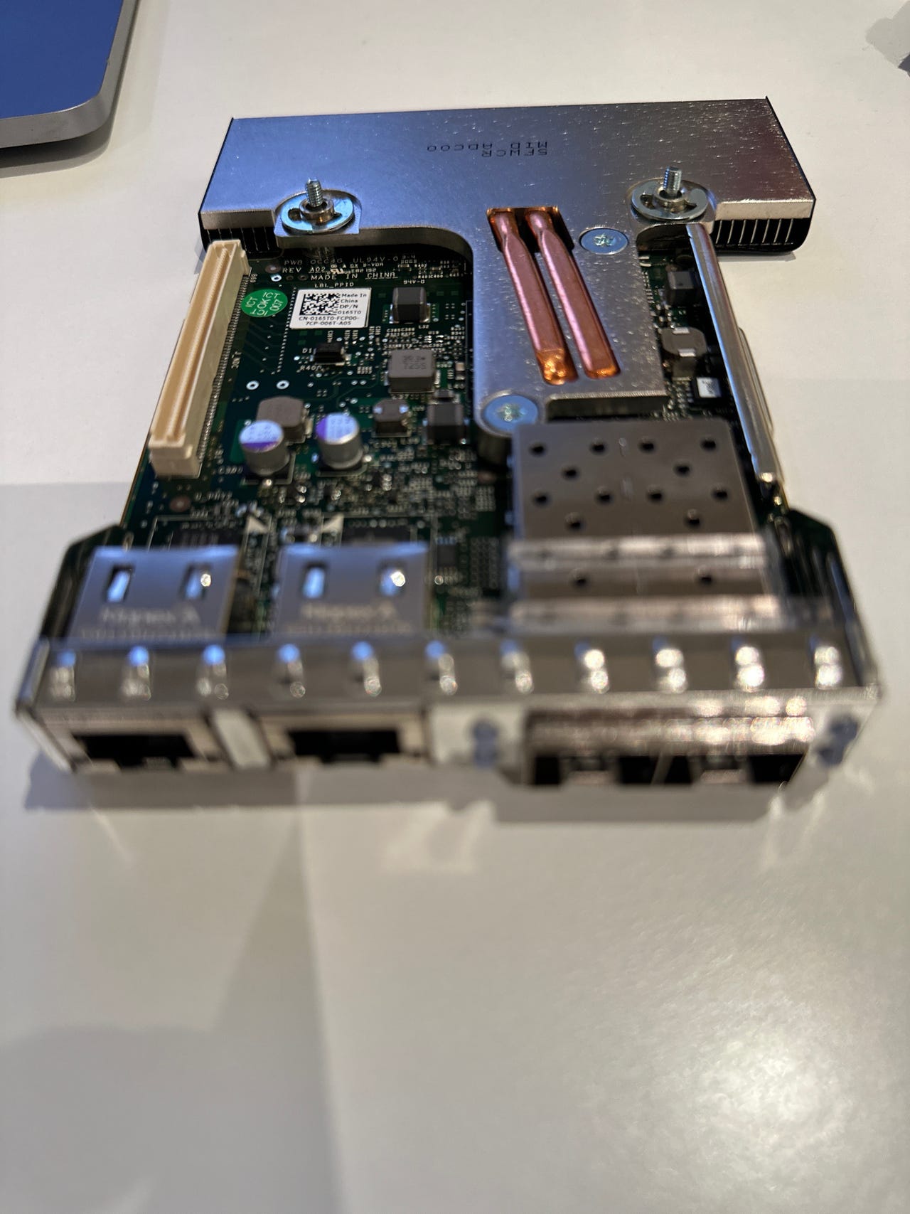 Scheda Di Rete Dell Broadcom 10Gbps Dual Port RJ45 NC5VD 0NC5DV PCI-E 2.0 X8