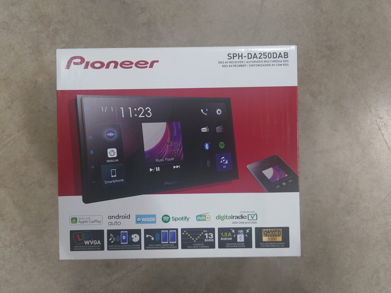 Pioneer SPHDA250DAB med DAB antenne og ryggekamera FINN