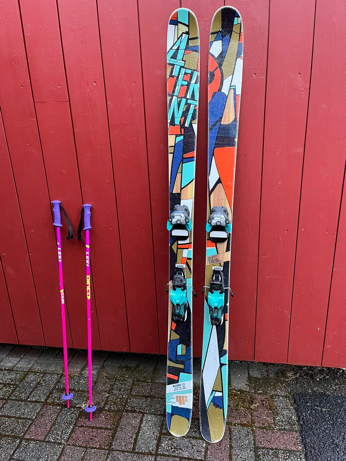 twintip/slalomski 172 cm staver og støvler 24.4 | FINN torget