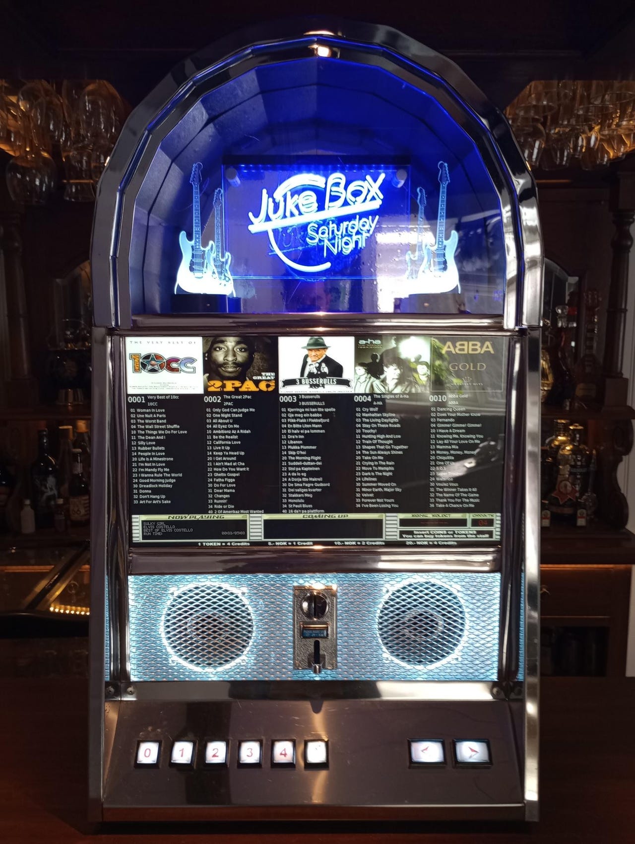 Digital bartop jukebox med myntinnkast FINN