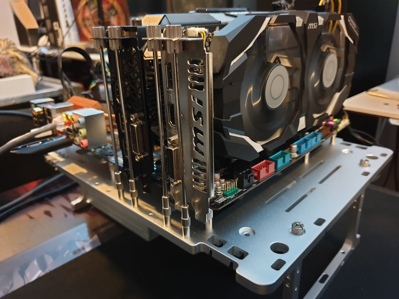 Mining Rig Streacom BC1 V2 Nvidia GTX 1070 GTX 1060 6GB FINN Torget
