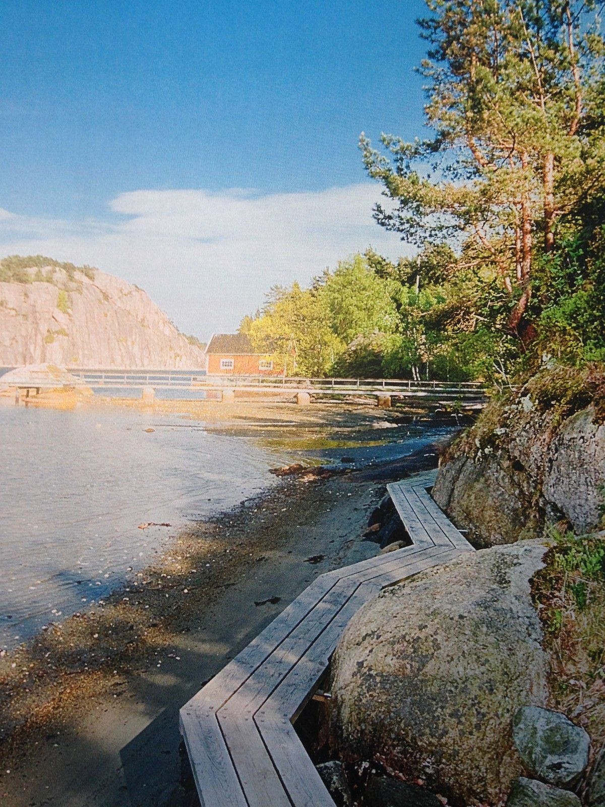 Gangsti til hytte Galleribilde