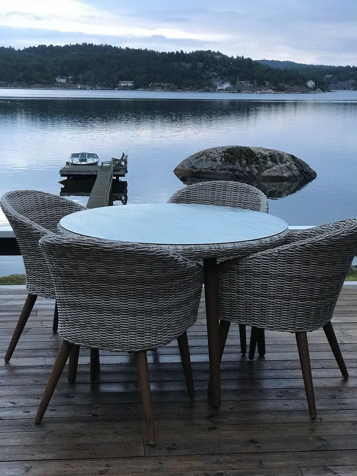 Utsikt fra terrasse Galleribilde