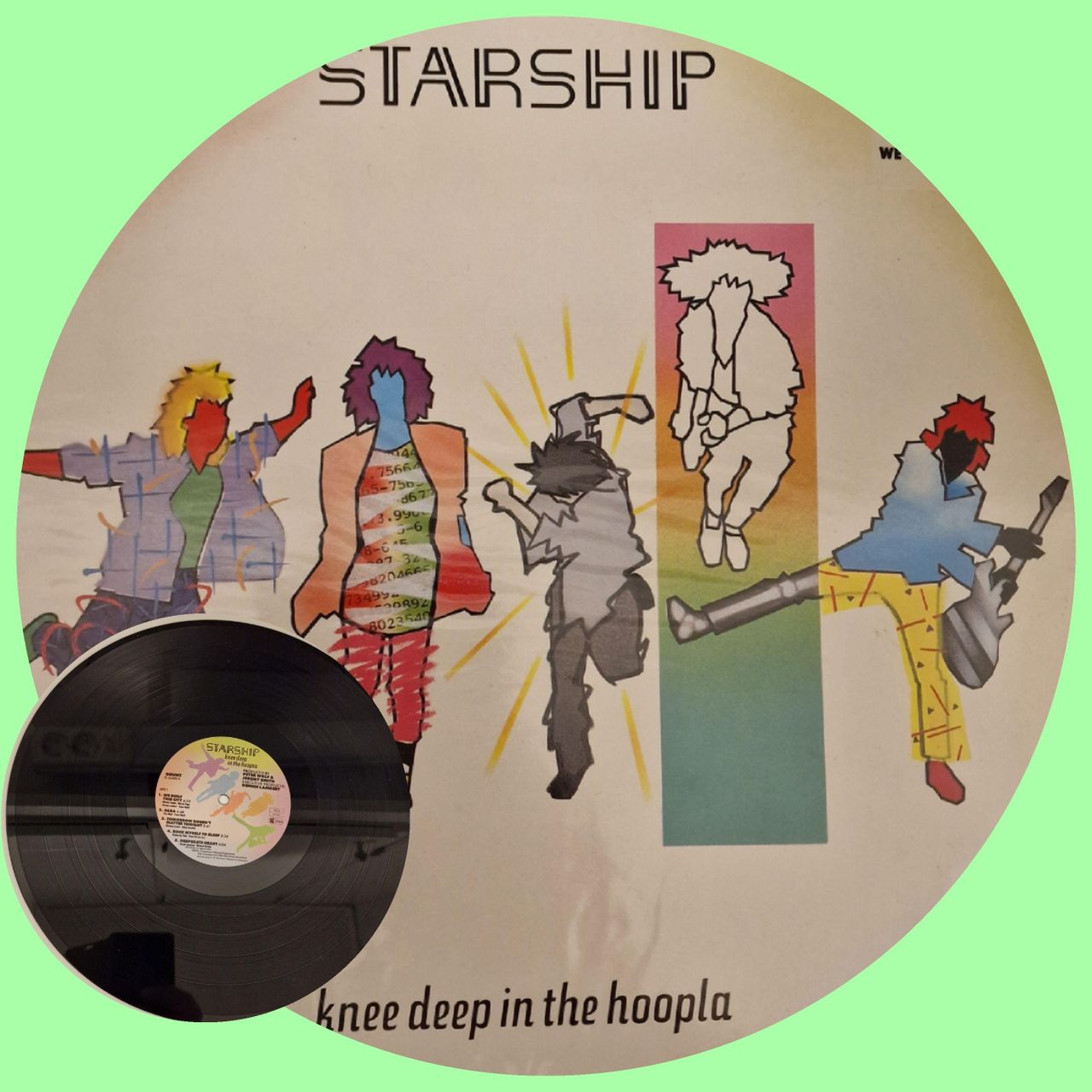 STARSHIP/KNEE DEEP IN THE HOOPLA 1985 