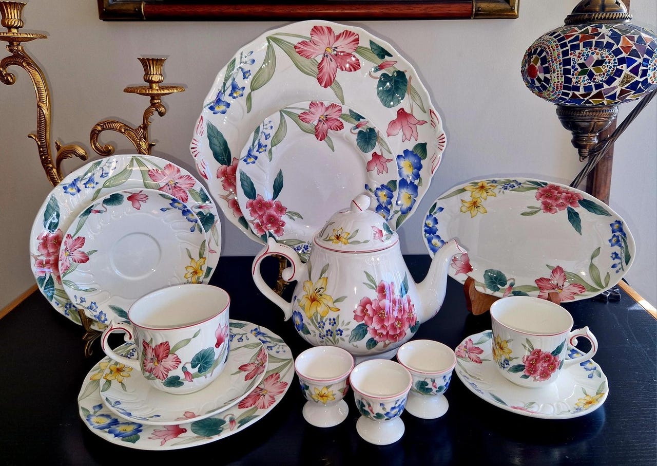 Villeroy & Boch Flora Bella servise deler | FINN-torget