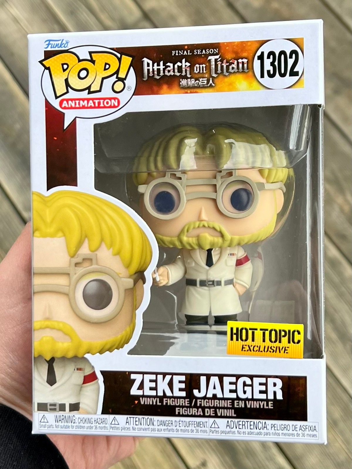 Funko Pop! Zeke Jaeger | Attack on Titan (1302) Excl. to Hot Topic