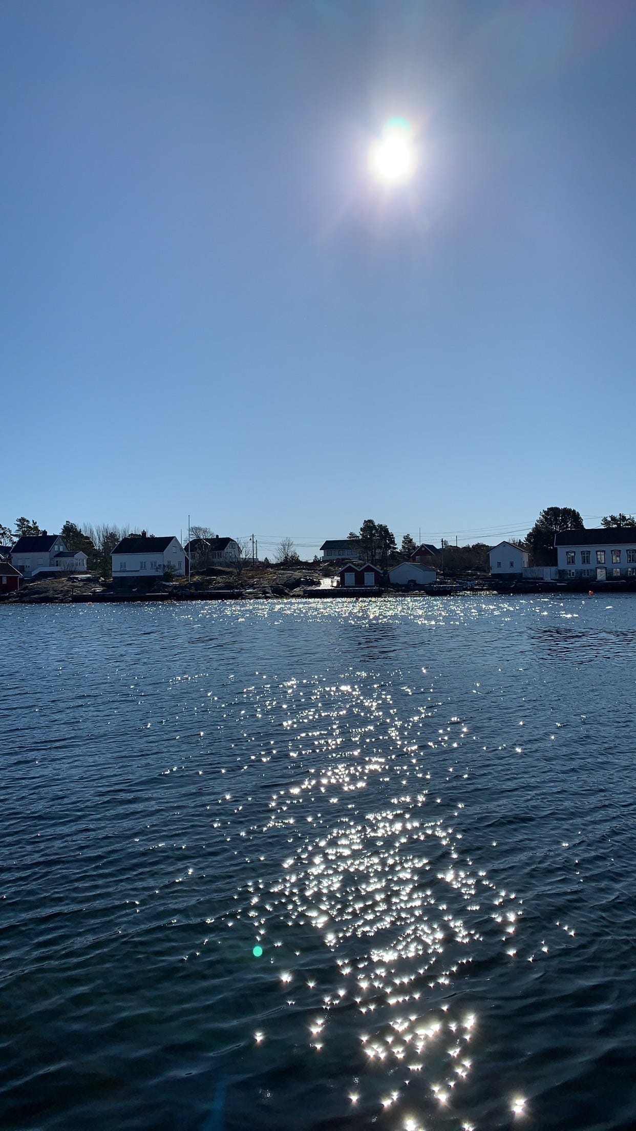 Deilig med sol i Lyngør Galleribilde
