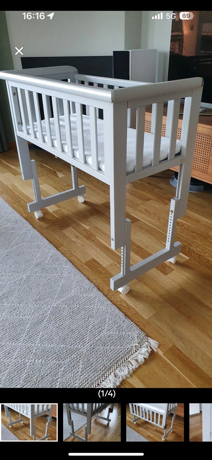 Carena Väddö Bedside Sprinkelseng FINN