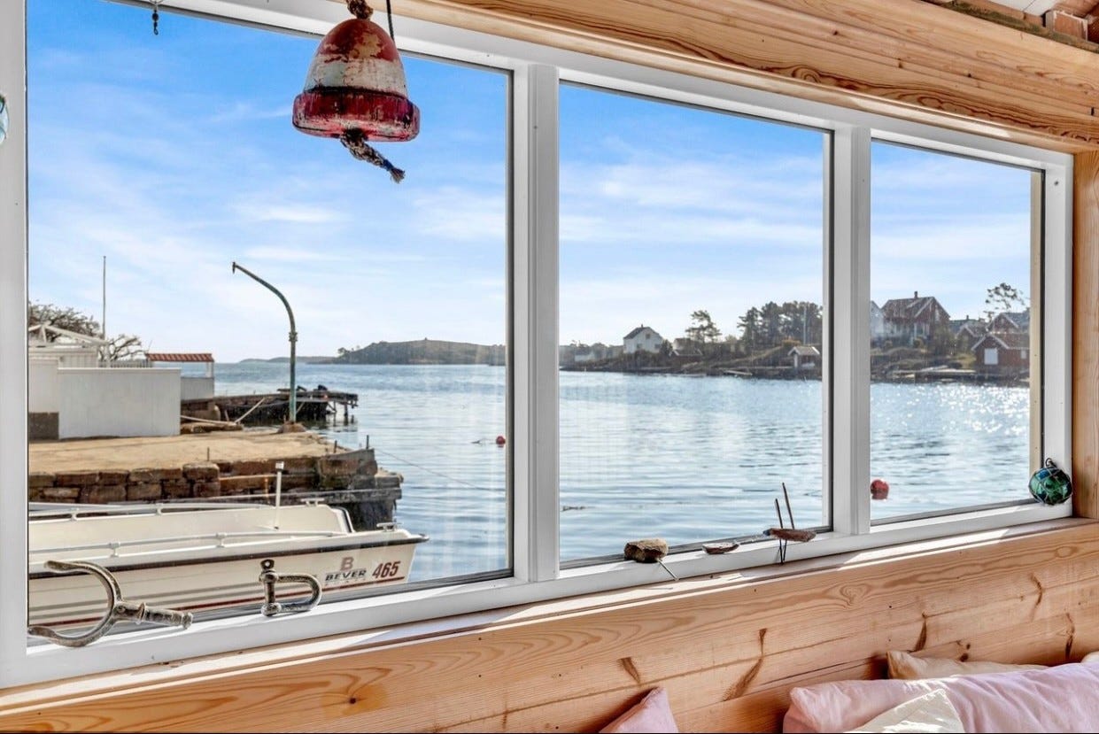 utsyn fra båthuset Galleribilde